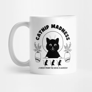 Cat and catnip Mug